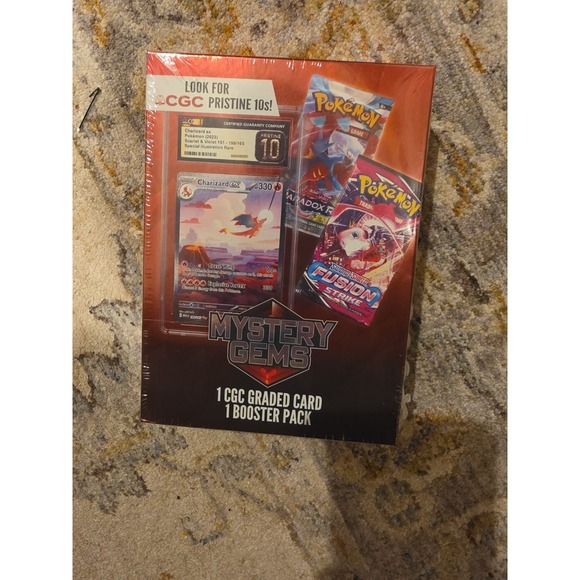 mystery gems pokemon graded card Gems, 1 CGC Per Box, Great Gift for Birthday or Special Occasions : Toys & Games Mystery Gems Pokemon 1 CGC